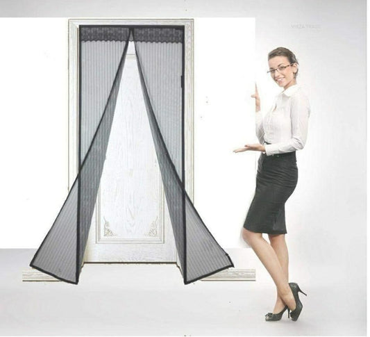 💎 Premium Quality- Anti-Mosquito Magnetic Mesh Door Curtain 🦟🚫 Easy Install