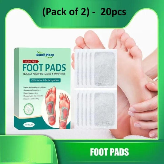 🔥 Buy 1 Get 1 Deal – Herbal Foot Pads (10+10 Pcs) 🌿