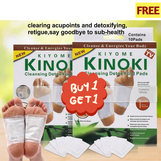 Buy 1 Get 1 Deal – Herbal Detox Foot Pads (10+10 Pcs)
